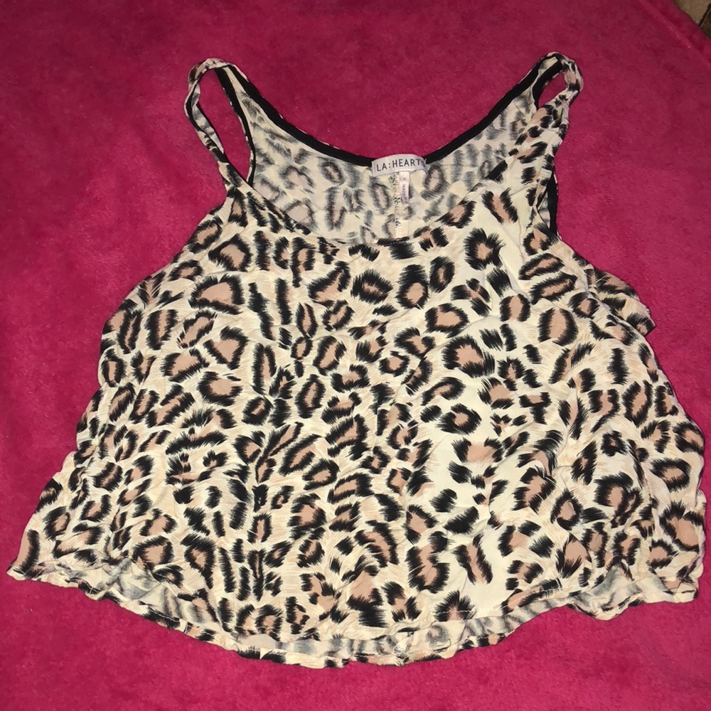 Cheetah crop tank.